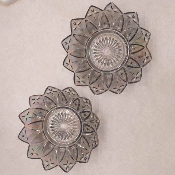 Kitchen Vintage Federal Glass Dish Set Of 2 Poshmark